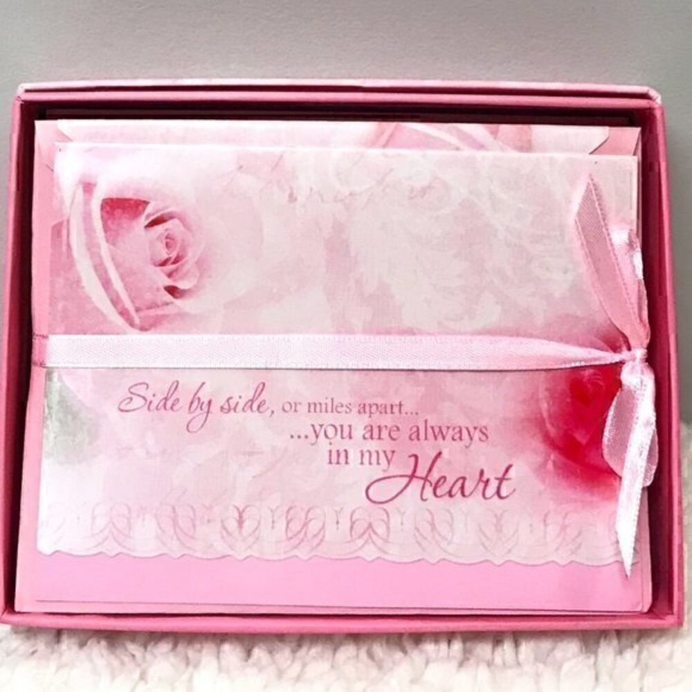 C.R. Gibson "In My Heart" Blank, Boxed Notecards